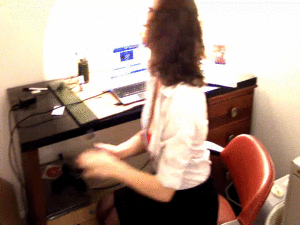 www.laurenkiley.com - Secretary Selfie Tease! thumbnail